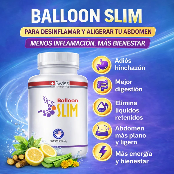 BALLOON SLIM™ - ORIGINAL HECHO EN USA - DISMINUYE EL APETITO Y CONTROLA TU METABOLISMO